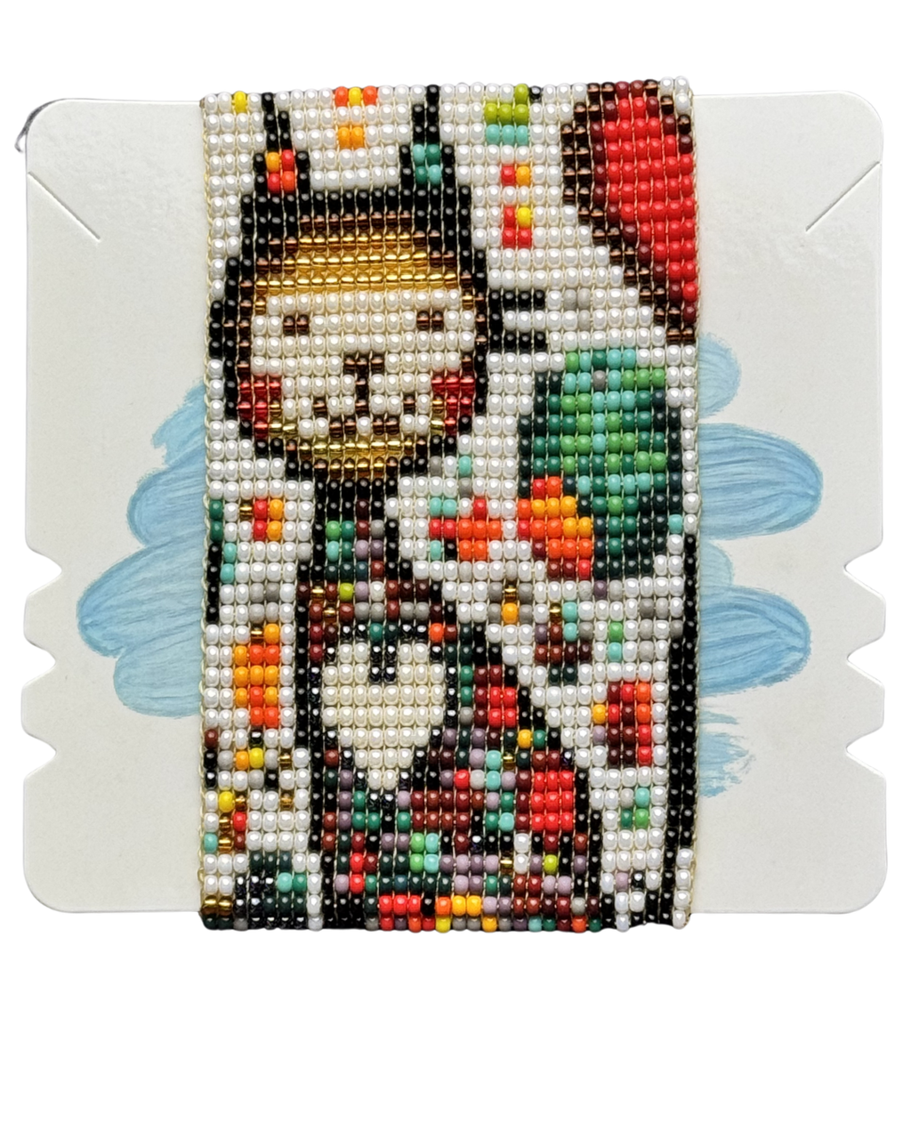 Handmade Cat Bracelet | Handwoven Czech Seed Bead Bracelet