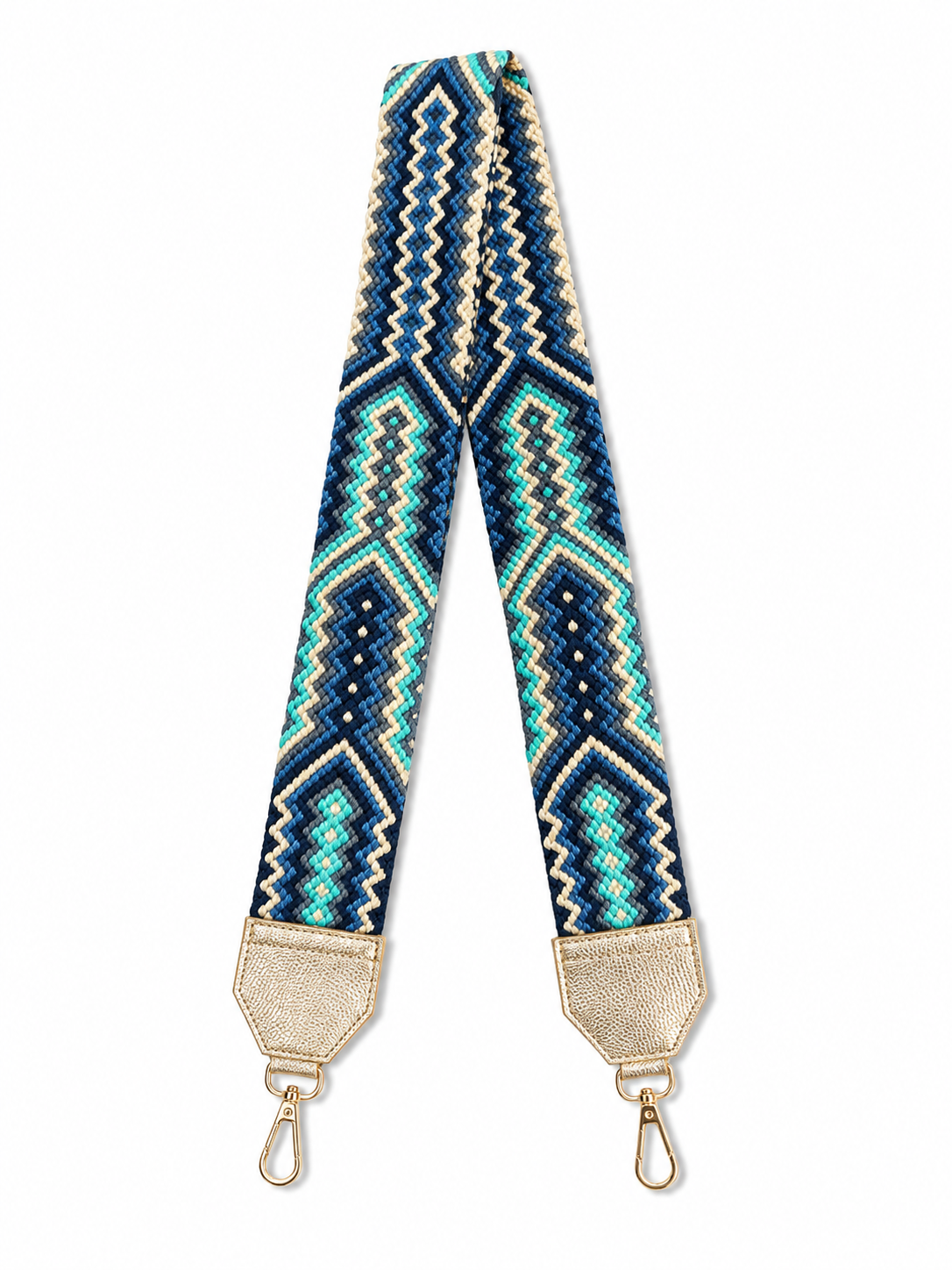 Handmade Wayuu Bag Strap – Crimson Heritage