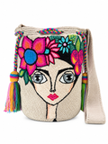 Frida Tropical Bloom Artisan Bucket Bag