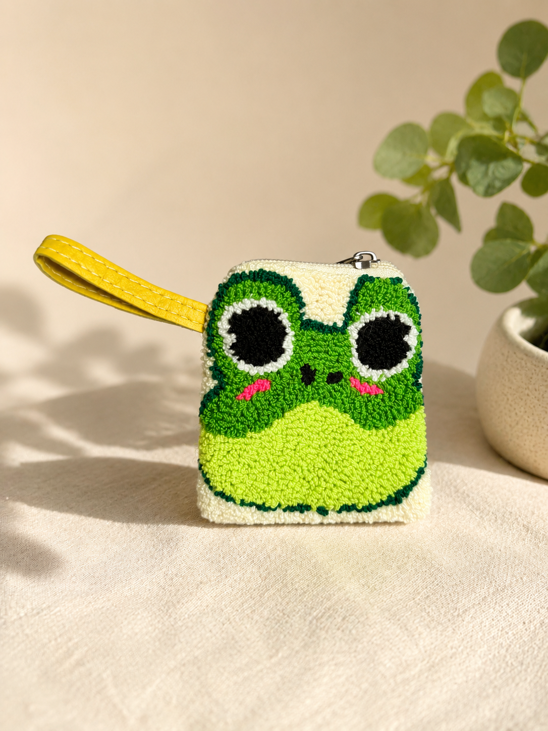 Handmade Zoo Animal Figures SMALL Coin Purse Collection – Elephant, Panda, Penguin, Fox & Hippo Mini Zipper Wallets (Copy)