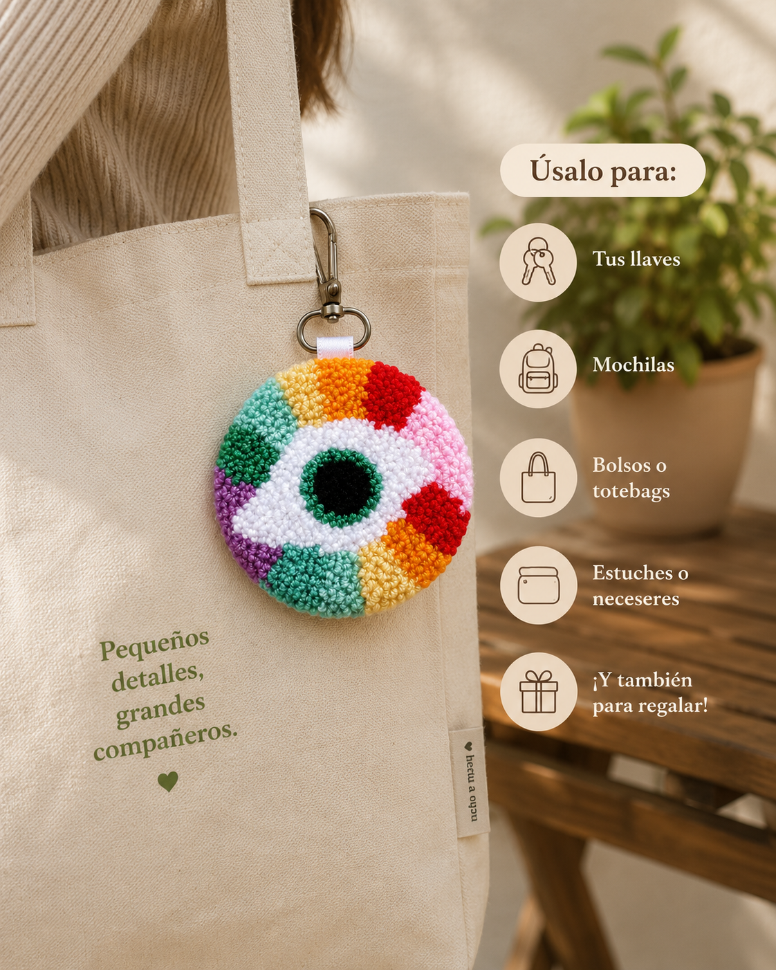 Handmade Crochet Keychain Charm – Artisan Collectible Series