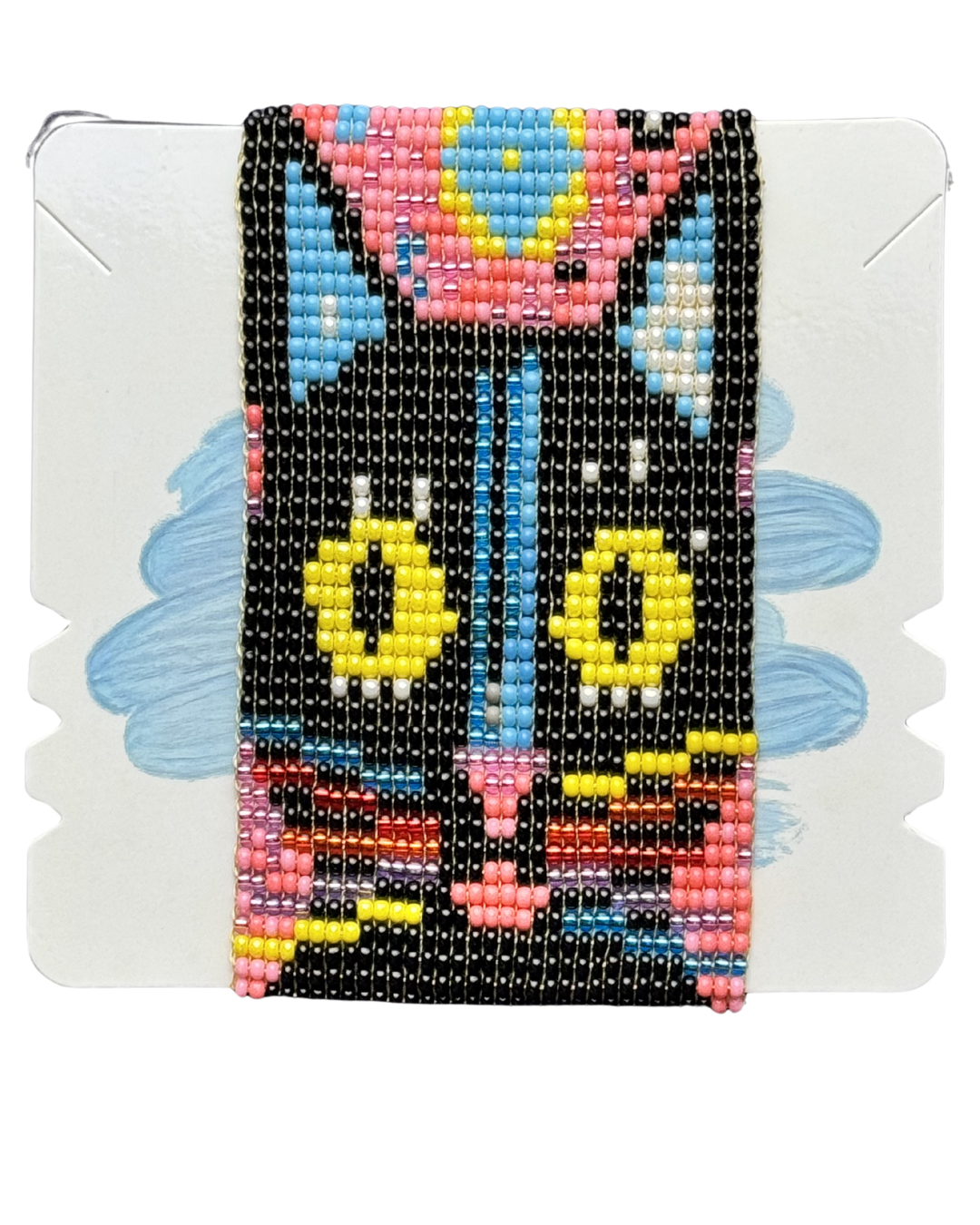 Handmade Cat Bracelet | Handwoven Czech Seed Bead Bracelet