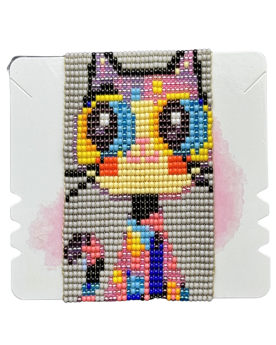 Handmade Cat Bracelet | Handwoven Czech Seed Bead Bracelet