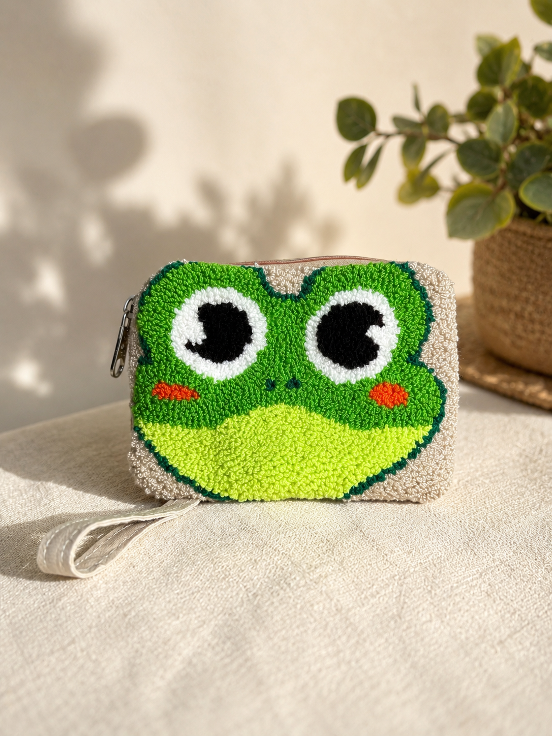 Handmade Zoo Animal Figures SMALL Coin Purse Collection – Elephant, Panda, Penguin, Fox & Hippo Mini Zipper Wallets (Copy)