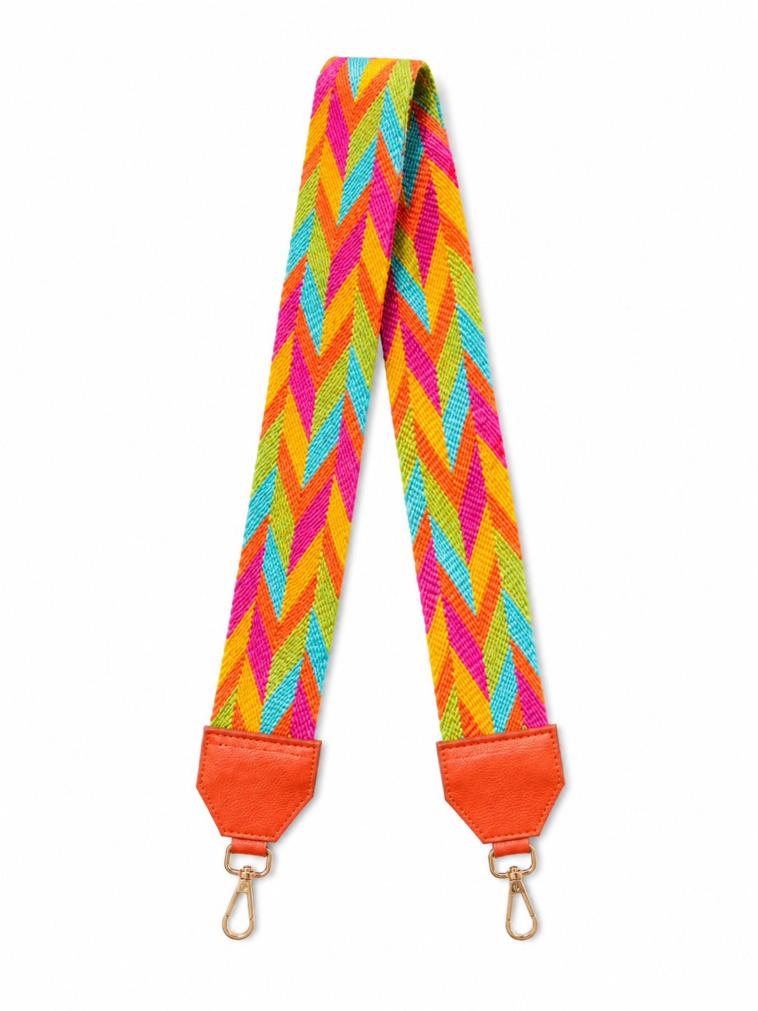 Handmade Wayuu Bag Strap – Crimson Heritage
