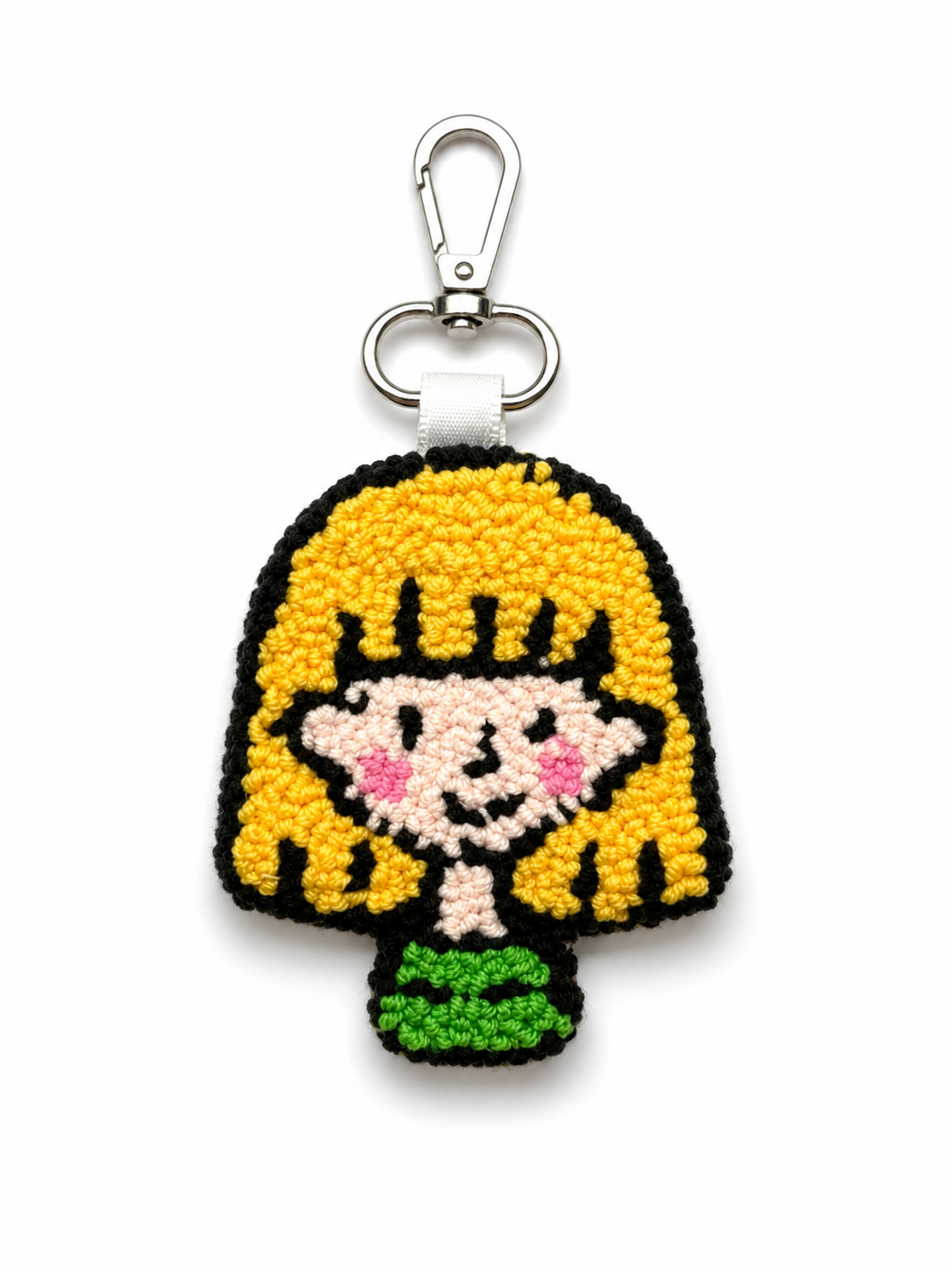 Handmade Crochet Keychain Charm – Artisan Collectible Series