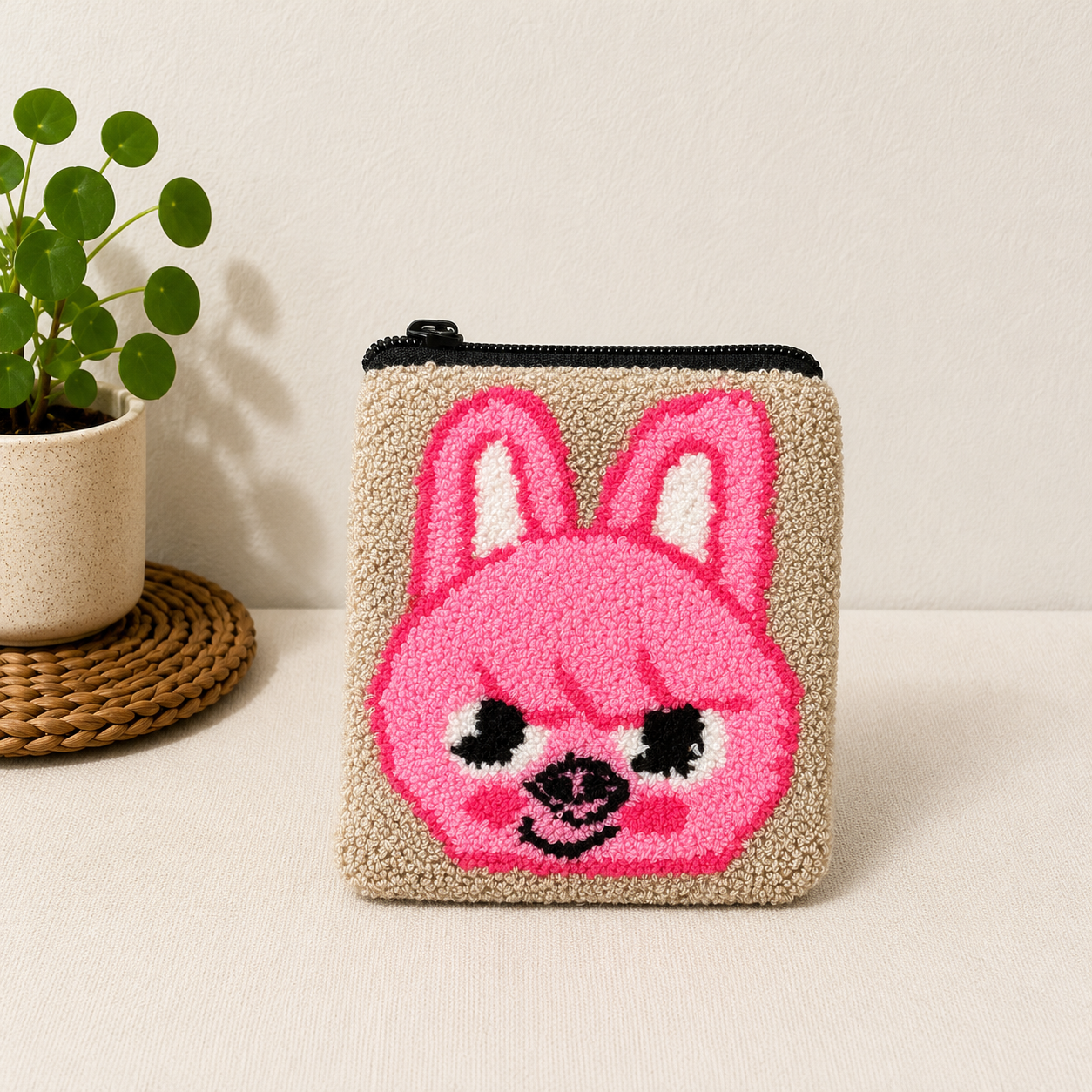 Handmade Zoo Animal Figures Coin Purse Collection – Elephant, Panda, Penguin, Fox & Hippo Mini Zipper Wallets
