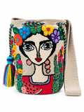Frida Cactus & Watermelon Garden Artisan Bucket Bag