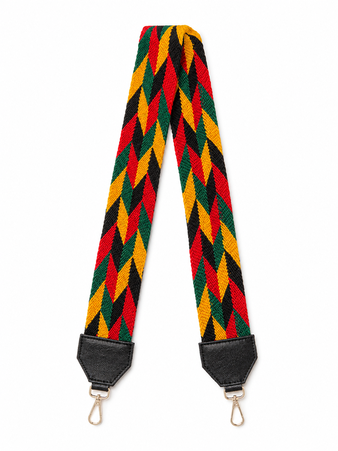 Handmade Wayuu Bag Strap – Crimson Heritage