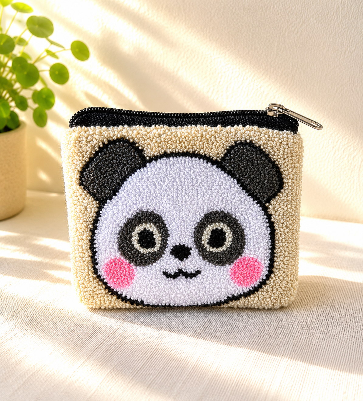 Handmade Zoo Animal Figures Coin Purse Collection – Elephant, Panda, Penguin, Fox & Hippo Mini Zipper Wallets
