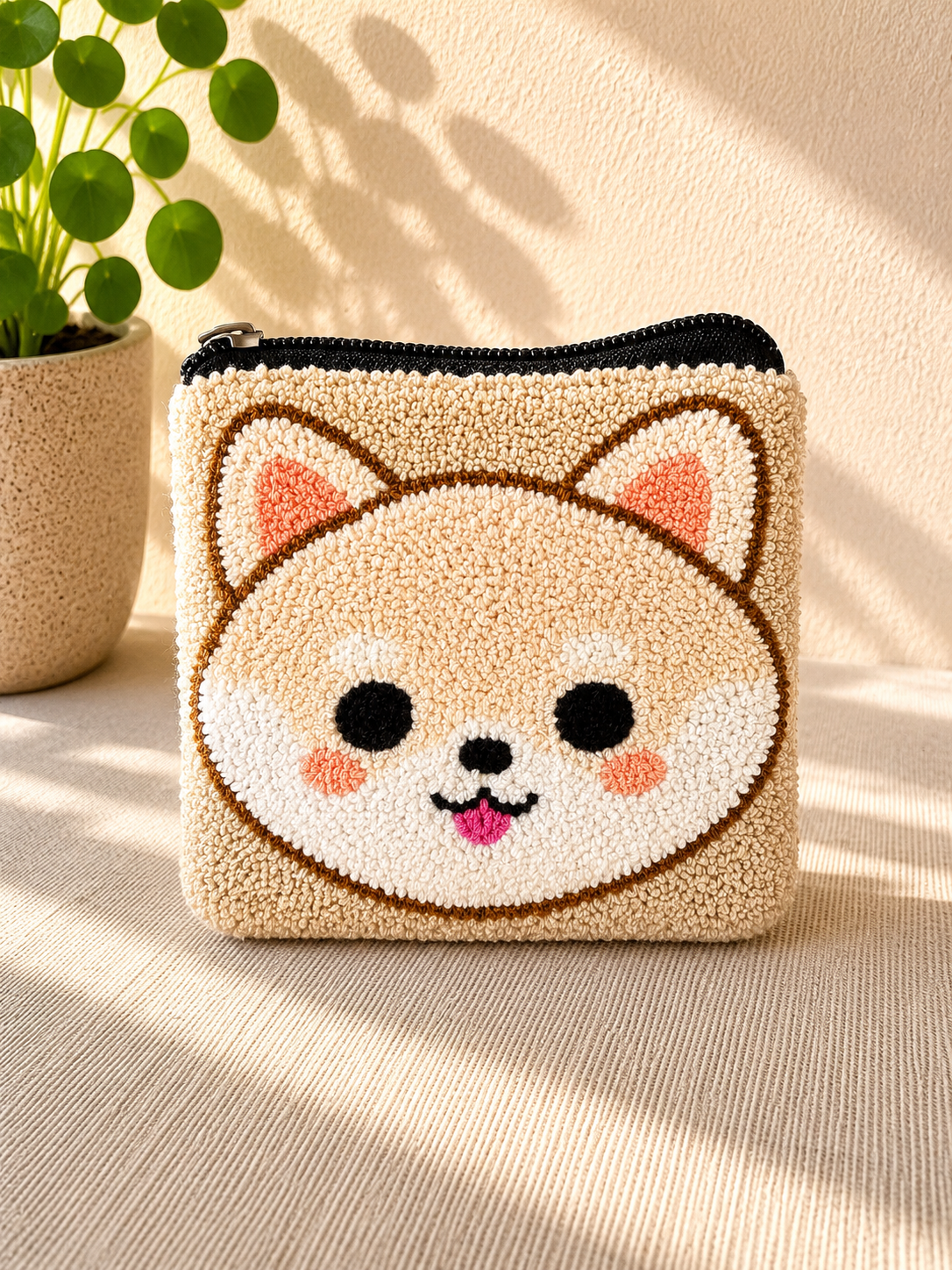 Handmade Zoo Animal Figures Coin Purse Collection – Elephant, Panda, Penguin, Fox & Hippo Mini Zipper Wallets