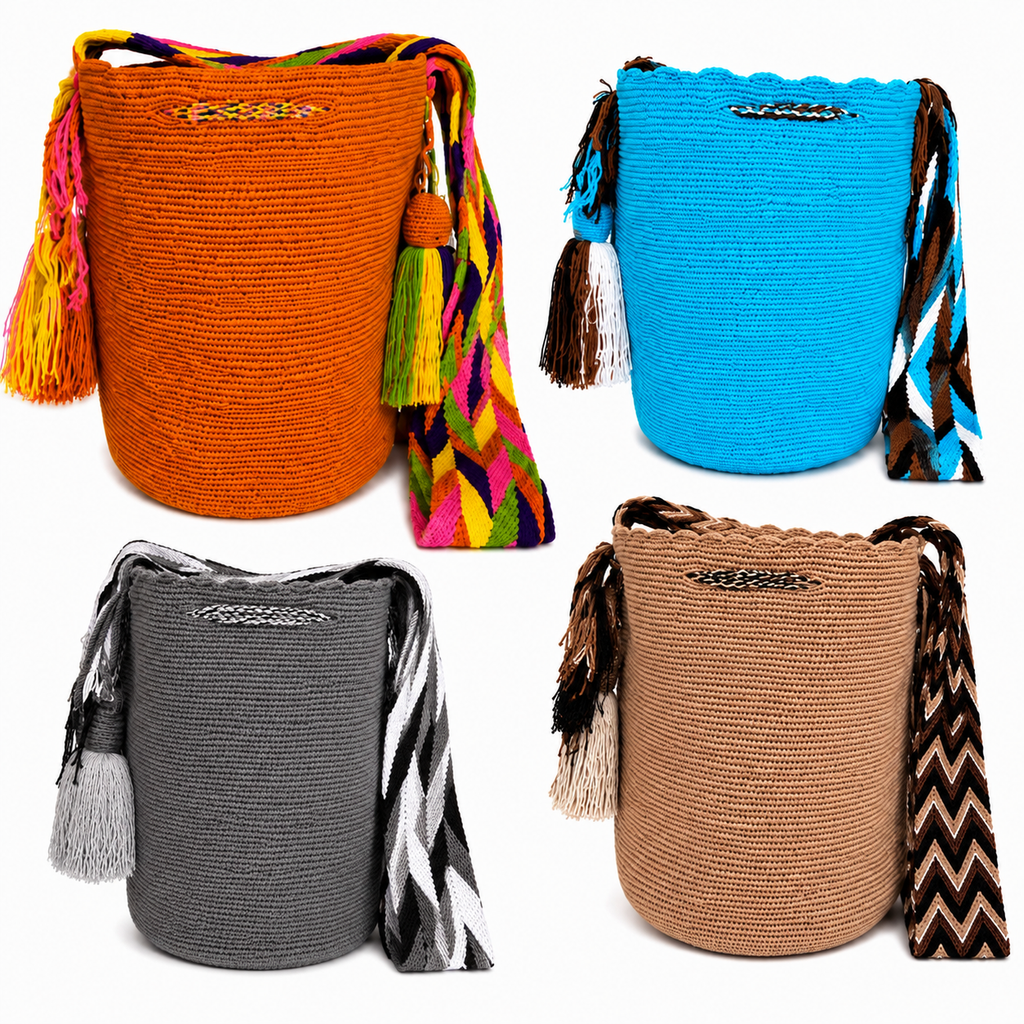 Essential Wayuu Mochila | Handmade Colombian Crossbody Bag