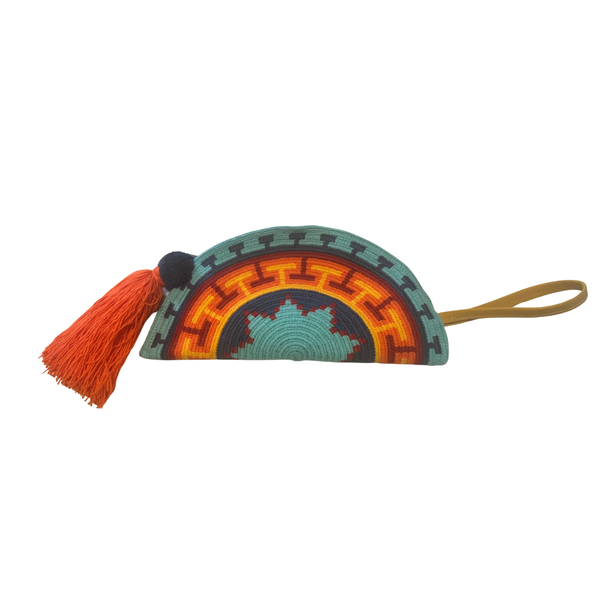 Wayuu Heritage Half-Moon Clutch