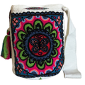 Handmade Mandala Butterfly Wayuu Bag – Vibrant Artisan Crochet Crossbody Mochila