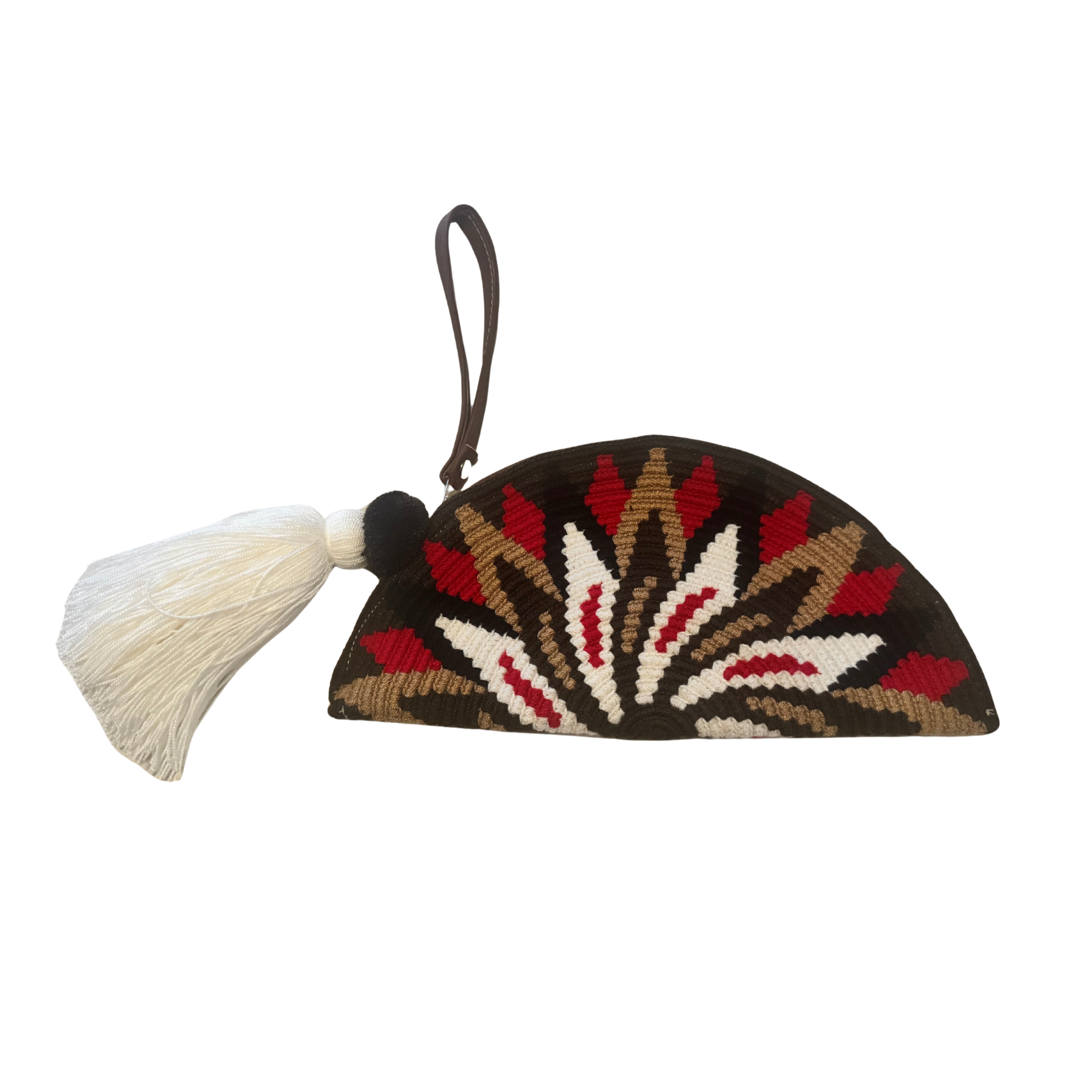 Wayuu Heritage Half-Moon Clutch