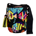 Handmade Tropical Fish Crochet Mochila – Colorful Ocean-Inspired Artisan Crossbody Bag