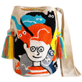 Wayuu Bag Handmade – Cats Mochila, Boho Crossbody Artisan Bag