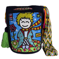 Handmade Wayuu Crossbody Bag – Little Prince Rhinestone Art Bucket Bag