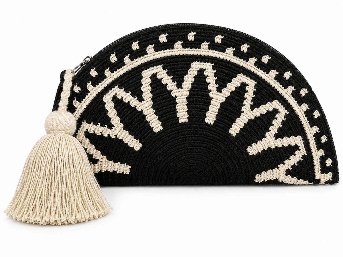 Wayuu Heritage Half-Moon Clutch