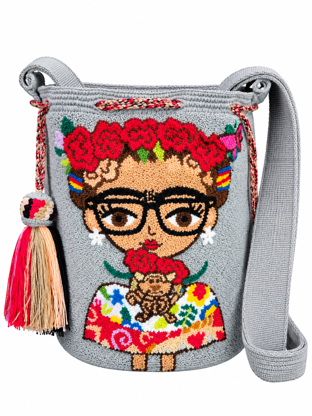Frida Wayuu Upholstered Crossbody Bag