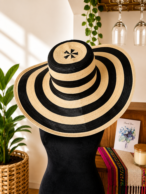 Handcrafted Colombian Sombrero Vueltiao | Authentic Zenú Artisan Hat