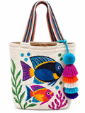 Tropical Fish Upholstered Mochilón Tote Bag