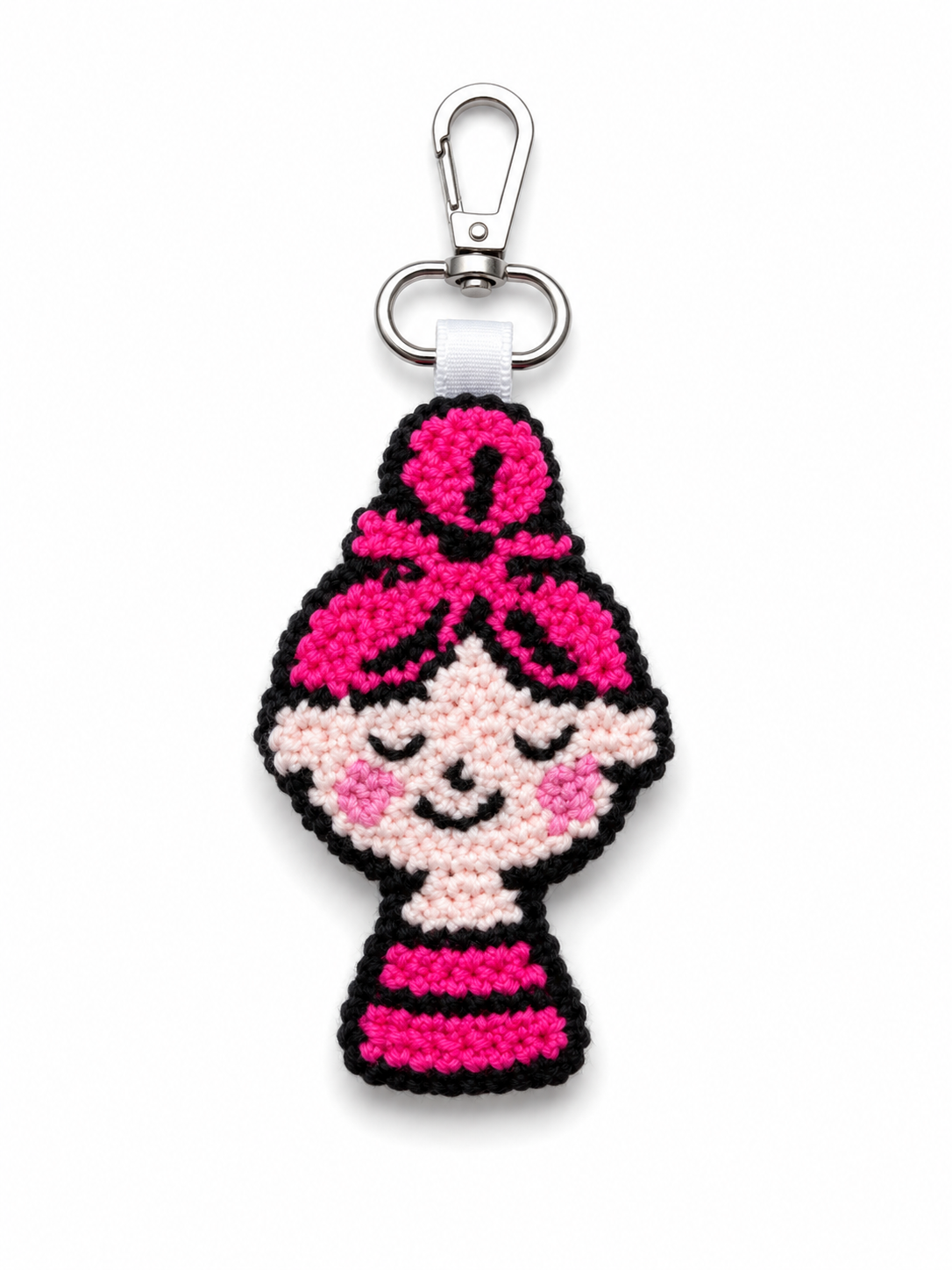 Handmade Crochet Keychain Charm – Artisan Collectible Series