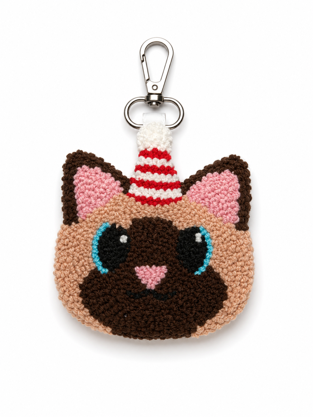Handmade Crochet Keychain Charm – Artisan Collectible Series