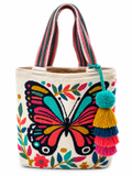 Butterfly Garden Upholstered Mochilón Tote Bag