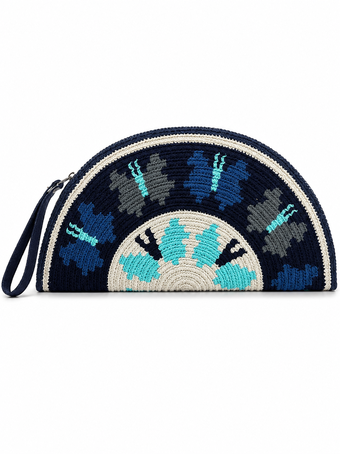 Wayuu Heritage Half-Moon Clutch