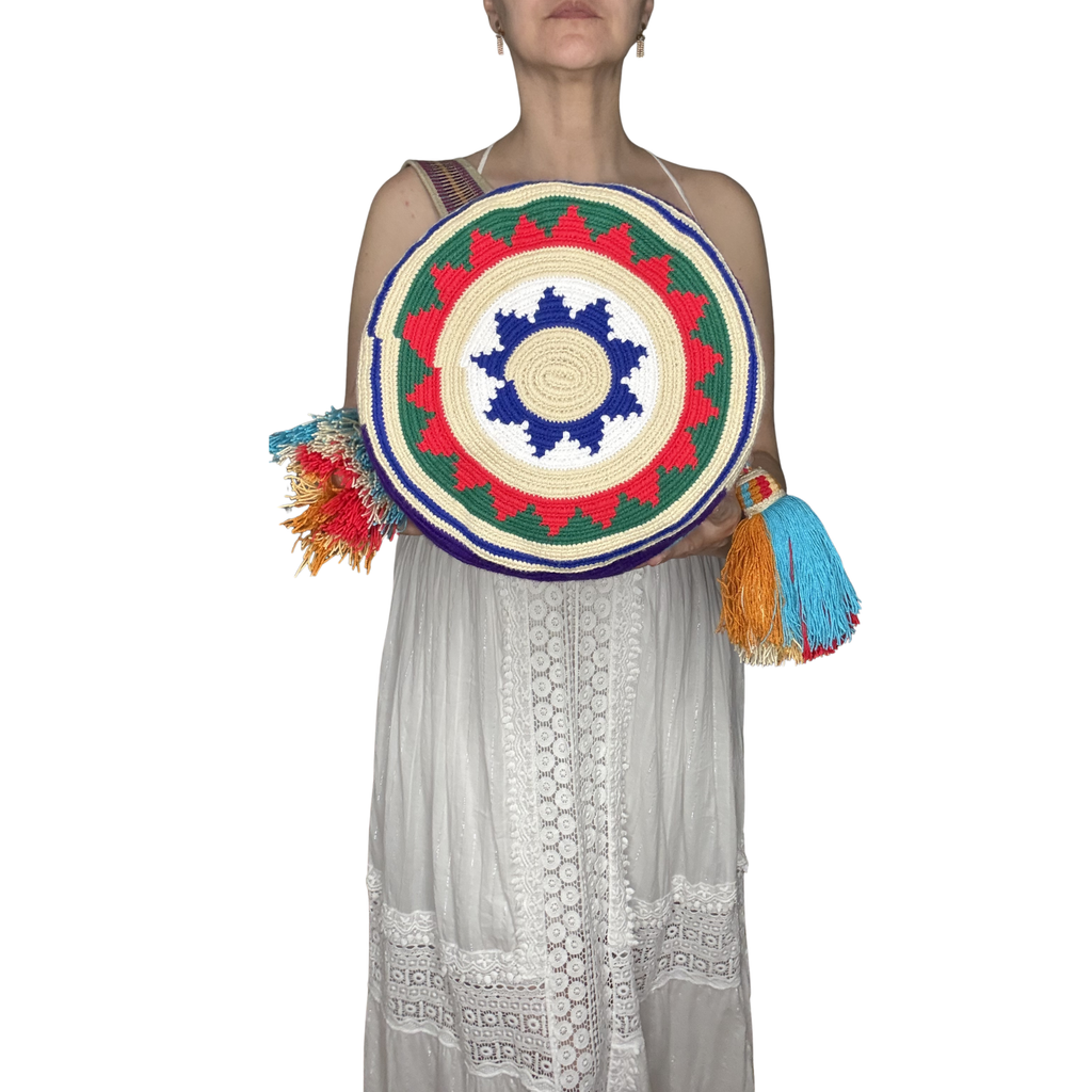 Handmade Little Prince Wayuu Bag – Artisan Crochet Crossbody Inspired by Le Petit Prince