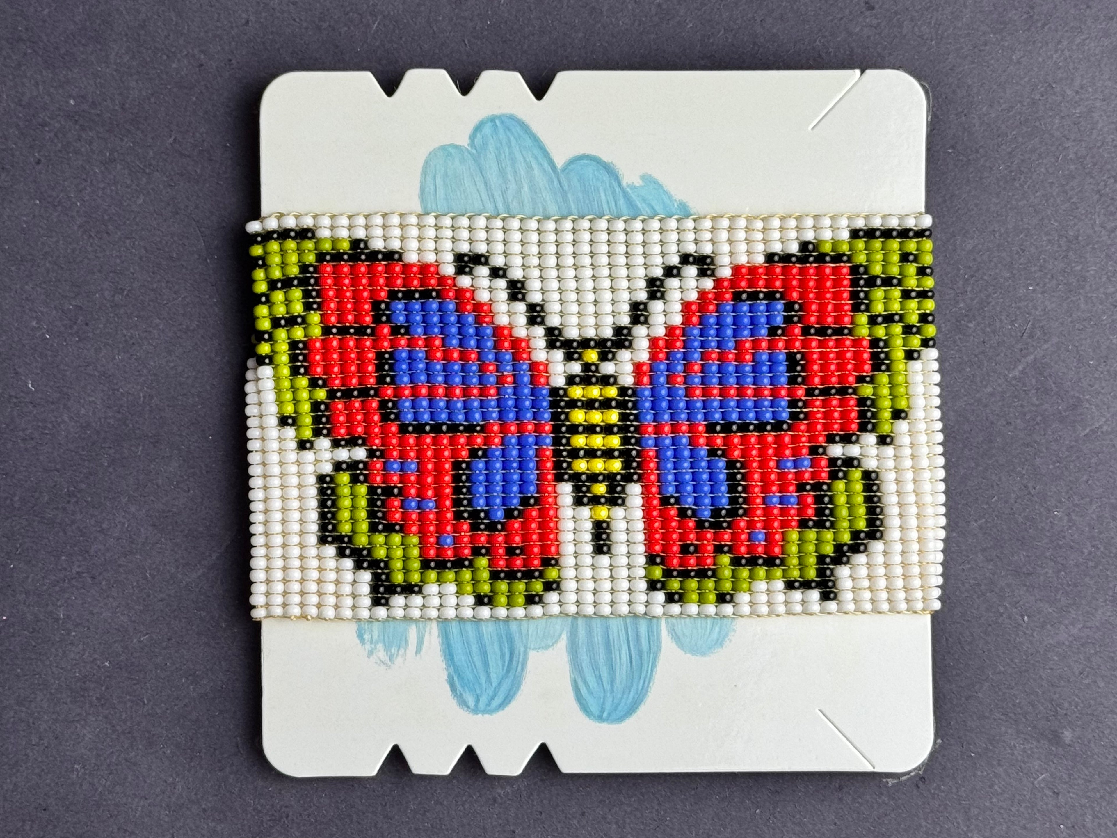 Handmade Butterfly Bracelet | Czech Seed Bead Artisan Bracelet