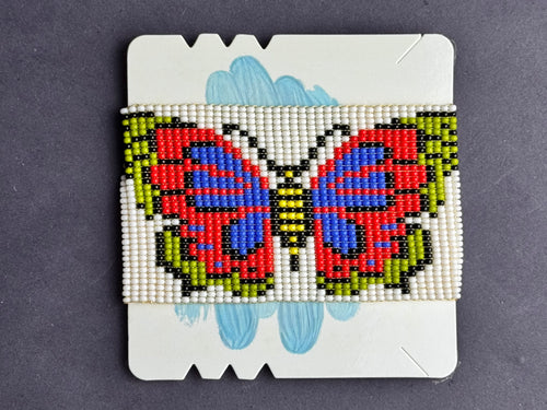 Handmade Butterfly Bracelet | Czech Seed Bead Artisan Bracelet